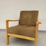 Retro bútor fa karfás kárpitozott fotel szék 1 darab 4960 fotó