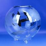 0D439 Különleges hibátlan üveg váza gömbváza fotó