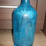 Eladó 1 db antik gyógyszertári savmaratott szódás üveg szódásüveg Zenta fotó