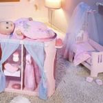 Új Zapf Creation Baby Annebell Édes Álmok 2 az 1-ben ruhásszekrény és kiságy fotó