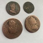 Antik Habsburg pénzérmék, 4 darab antik érme - 1759 -1762 - 1816 - kiadású réz pénzérmék egyben fotó