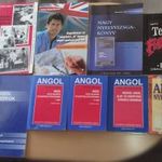 Angol nyelvtanuló- és tesztkönyvek egy csomagban (9 könyv + 1 kazetta) Alap- és középfok fotó
