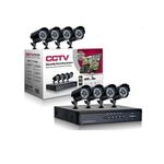CCTV online megfigyelő rendszer, 4 kamera, kültéri / beltéri, 1 HDMI, 220 V fotó