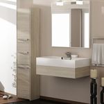 Odell S43 fürdőszoba szekrény, 40x170x30 cm, sonoma fotó