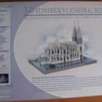 3-D St. Patrick's Catedral SE02 makett - 42x32x30 cm - új - RITKA fotó