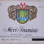 Móri Tramini - bor cimke - kb 30 éves - nem használt fotó