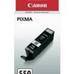 PGI-550PGB Tintapatron Pixma iP7250, MG5450, 6350 nyomtatókhoz, CANON, fekete, 15ml fotó
