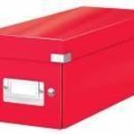 CD-doboz, LEITZ "Click&Store", piros fotó