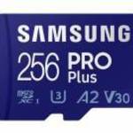 Samsung PRO Plus memóriakártya 256 GB MicroSDXC UHS-I Class 10 - SAMSUNG fotó