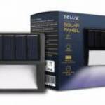 Zelux LED Szolár napelemes fali lámpa Fekete fotó