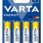 VARTA Energy Alkáli Tartós Ceruza Elem AA LR6 B4 - Varta fotó
