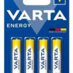 VARTA Energy Alkáli Tartós Mikro Elem AAA B4 - Varta fotó