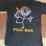 PICK-MAN fekete póló - 146-152-158 fotó