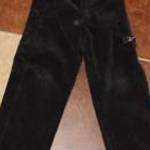 DOPIETTO bársony nadrág - 110-116 sötétszürke fekete fotó