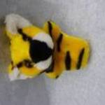 Ujjbedugós tigris bábfigura plüssből eladó. fotó