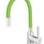 Ferro Zumba Flexibilis csövű csaptelep, zöld, beépíthető fotó