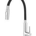 Ferro Zumba Slim 2F flexibilis csövű csaptelep, 2 funkciós zuhanyfej, fekete, beépíthető fotó