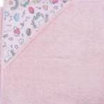 Ceba pamut fürdőlepedő kapucnis 100*100 Unicornis rózsaszín - Ceba Baby fotó