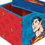 Superman játéktároló doboz tetővel 30x30x30cm fotó
