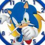 Sonic a sündisznó falióra 25cm - Sonic, a sündisznó fotó