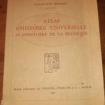 Collection Roland: Atlas D’Histoire Universelle et D Histoire De La BelGique, 1958, ATLASZ TÉRKÉP fotó