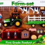 Mezőgazdasági készlet traktorral és figurákkal fotó