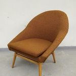 Retro fotel bútor kárpitozott kagyló fotel szék 1 darab 5476 fotó