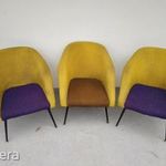 Retro köln fotel 3 darab vintage 1960 as évek ritka dizájn bútor fotó
