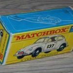 Matchbox (Regular Wheels) #15 Volkswagen Beetle eredeti doboz! fotó
