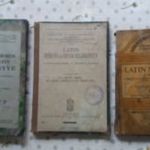 3 db antik latin tankönyv : nyelvtan 1929 magyar gyermek 4 latin olvasókönyve 1938 olv és gyak 1938 fotó