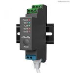 Shelly PRO 2 DIN-sínre szerelhető, 2 áramkörös, WiFi + Ethernet + Bluetooth kompatibilis okosrelé... fotó