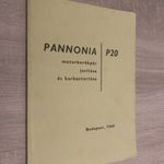 Pannonia P20 motorkerékpár javítása és karbantartása fotó