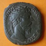 Római ritka MARCUS AURELIUS dupondius 9, 98 gr D01 fotó