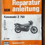 Kawasaki Z 750 javítási kézikönyv fotó