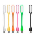 Hordozható USB olvasólámpa COB LED lámpa fény flexibilis rugalmas 17cm olvasó lámpa 6 féle színben fotó