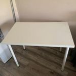 IKEA Linnmon fehér asztallap + 4 láb fotó