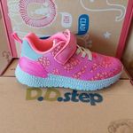D.D. Step lány extra könnyű világítós sportcipő 33 Dark Pink AKCIÓS!!! fotó