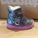 D.D. Step lány bélelt bőrcipő 20-25 Royal Blue - AKCIÓS!!! fotó