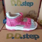 D.D. Step lány bőrszandál 27, 28 Dark Pink AKCIÓ!!! fotó