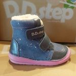 D.D. Step lány bélelt bőrcipő 26-31 - Royal Blue AKCIÓS!!! fotó