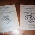 Halász Jenő és leánya 1973-74. évi és 1975-76. évi rózsafajtajegyzéke, RITKA KÜLÖNLEGESSÉG!!! fotó
