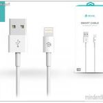 Devia Smart Cable Lightning Apple iPhone 5/5S/5C/SE/iPad 4/iPad Mini USB töltő- és adatkábel 1 m-... fotó