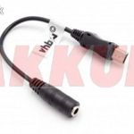Audio-kábel mini USB -> 3, 5mm jack alj Gopro Hero 1, 2, 3, 3+, 4 fotó
