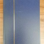 Jó állapotú 32 oldalas A/4 méretű, fehér lapos bélyegalbum kék borítóval fotó