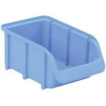 Üres tároló doboz, csavartartó doboz 165 mm x 100 mm x 75 mm kék színű Alutech fotó
