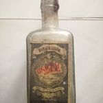 Unicum likőrgyár Baracklikőr címkés üveg; m: 15cm fotó