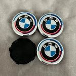 Új 4db BMW 56mm 50. jubileumi Felni Alufelni Kupak Közép Felnikupak Porvédő fotó