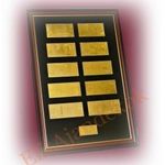 24K arany AUSZTRÁL DOLLÁR -10 darabos bankjegy set fotó