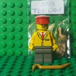 Eredeti Lego figura TRN061 VONAT VEZETŐ fotó