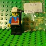 Eredeti Lego figura TRN053 VONAT KEZELŐ ELLENŐR SZERELŐ fotó
